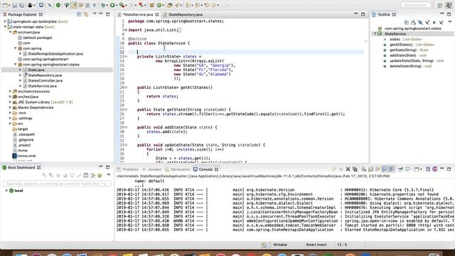 Spring Data JPA and Data Service Layer using CrudRepository - Spring Boot Lesson 10 смотреть онлайн