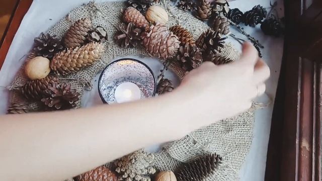 Мастер класс Венок из шишек. Декор для дома. Новогодний декор.Home decor смотреть онлайн
