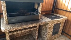 Барбекю комплекс LuxBeton | видео от клиента