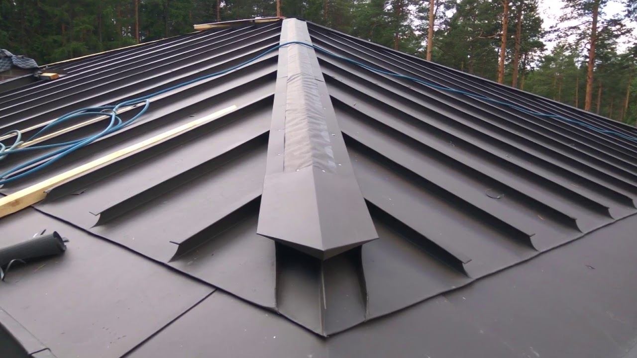 P.S. Реечный фальц. Фото.