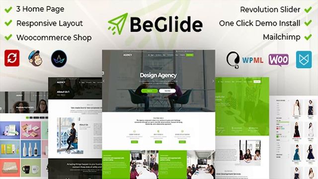 BeGlide: Corporate Agency WordPress Theme | Themeforest Website Templates and Themes смотреть онлайн