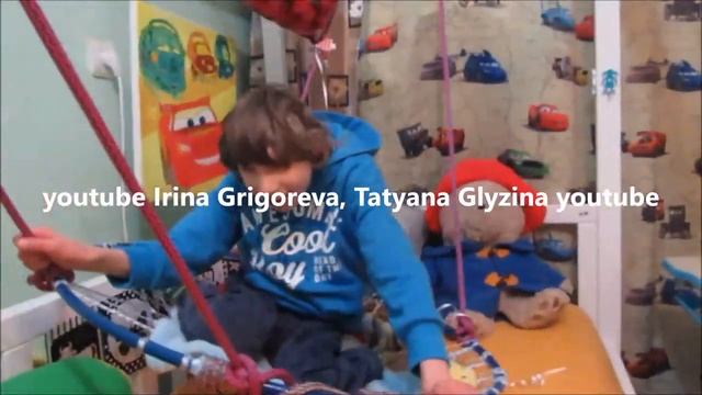 Качели " Гнездо Аиста" для Ромы своими руками ! handmade hammock swing "nest of a stork" смотреть онлайн