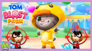 Говорящий Том в Новой Игре против Енотов.Приключения в Парке Начинаются