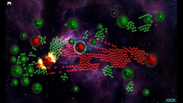 Galcon Fusion - All singleplayer modes on Grand Admiral level смотреть онлайн