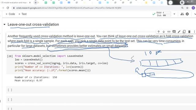 Leave one out cross validation смотреть онлайн