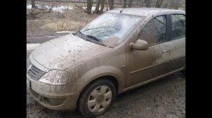 Замена Тормозных дисков и колодок на машине Renault Logan 1.6л 84 л/с 2011 года выпуска престиж