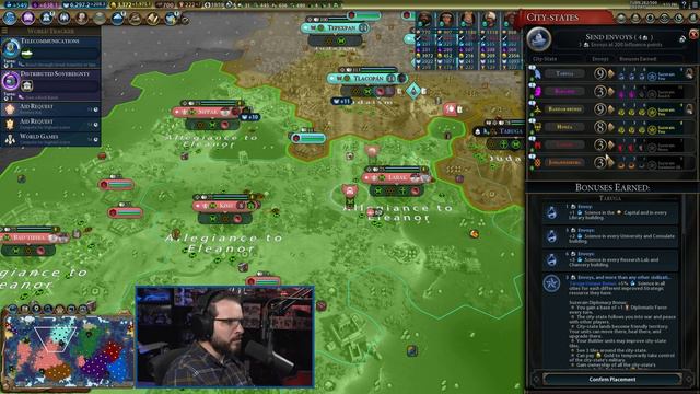 CIVILIZATION 6 - England (Deity) - ALLEGIANCE TO ELEANOR - Part 20 - LEADER PASS смотреть онлайн