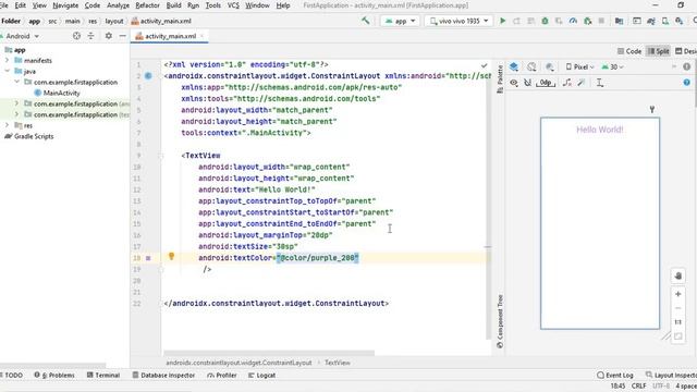 TextView In Android Studio(Explain in hindi) смотреть онлайн