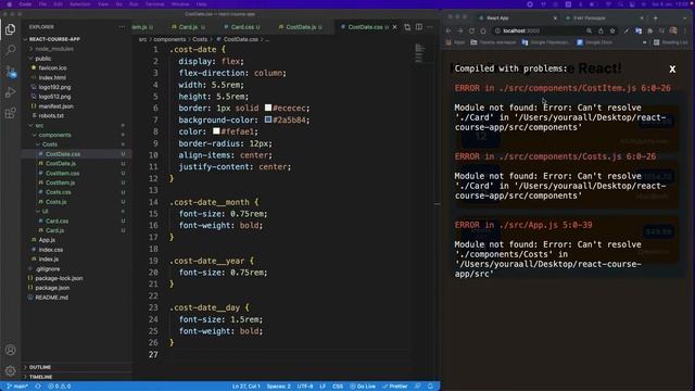 Основы React | 21 Организация Файлов Компонентов | Современный React с Нуля смотреть онлайн