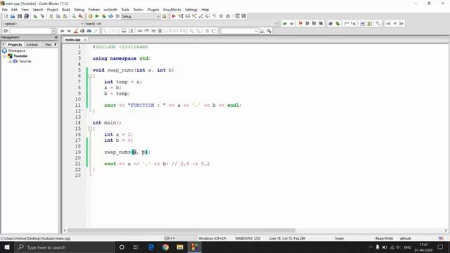 C++ Tutorial for Beginners 14 - Different ways of calling functions C++ смотреть онлайн