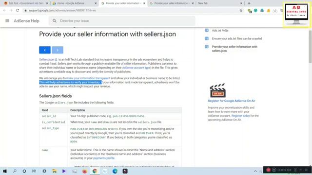 Google AdSense Sellers.json setup । Fix Google Seller Notice । Latest AdSense Update 2020 смотреть онлайн