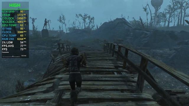 GTX 1650 Fallout 4 [All Settings Tested] I5-7400 смотреть онлайн