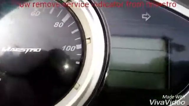 How remove service due indicator from maestro.. смотреть онлайн