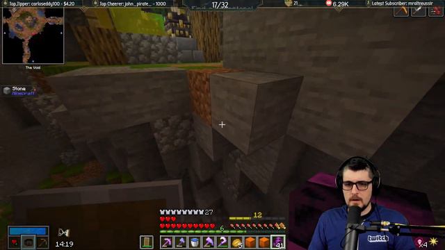 Sugar Cane Hunting in Vault Hunters SkyBlock Season 3 Episode 9 Modded Minecraft смотреть онлайн
