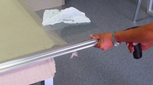 Душевая перегородка компании МАРТ "комфорт" - Монтаж