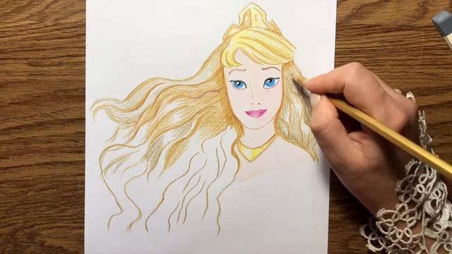 Как нарисовать принцессу Аврору. How to draw princess Aurora смотреть онлайн