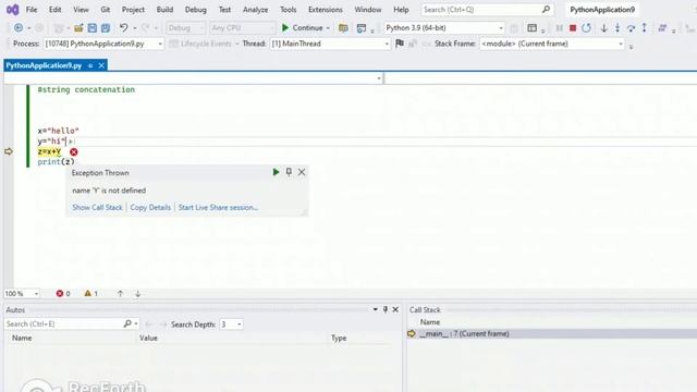 string concatenation in python with simple program example смотреть онлайн