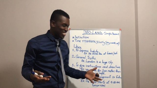 INFO LANG - SIMPLE PRESENT with teacher ROI-HENRY. смотреть онлайн