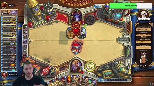 P4wny's Inspire Warrior to Legend - Final Games! [Heathstone] смотреть онлайн
