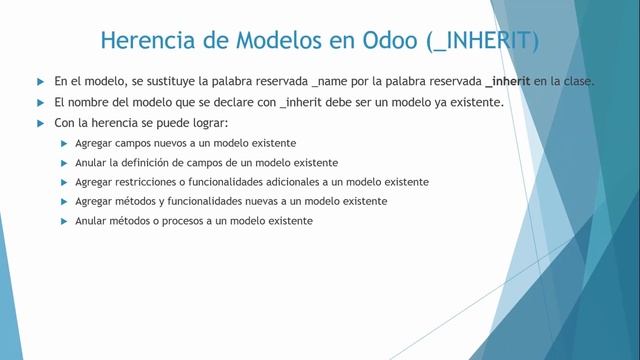 PROGRAMACIÓN ODOO: Cómo funciona la ? HERENCIA de modelos y métodos PYTHON en ODOO? | Heredar model смотреть онлайн