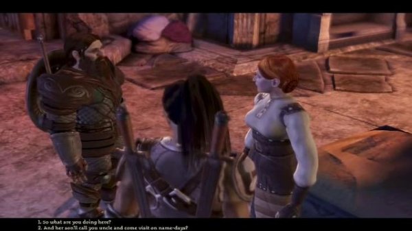 Dragon Age Mod All Origins Playable for All Races Elf Male Rogue Dust Town