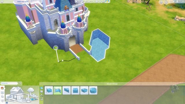 SIMS 4 DISNEYLAND PARIS ? AURORA'S CASTLE Speed Build смотреть онлайн