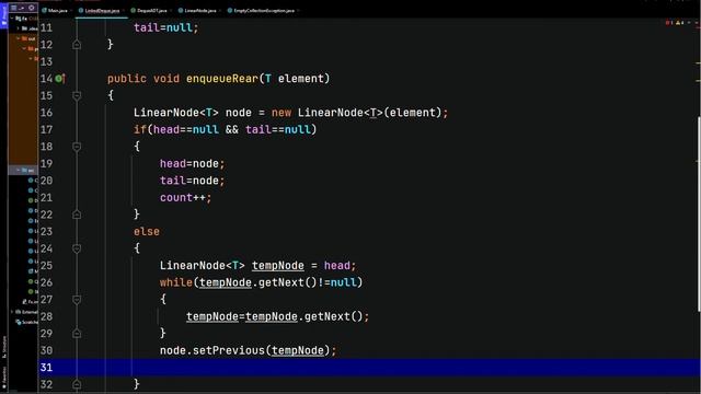 Java Data Structures-Doubly Linked Deque (Double Ended Queue) p1 смотреть онлайн