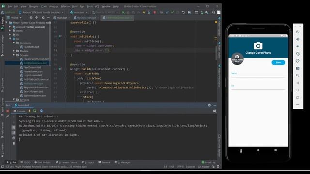 Flutter Firebase Twitter Clone | Edit User Profile (Ep 4) смотреть онлайн