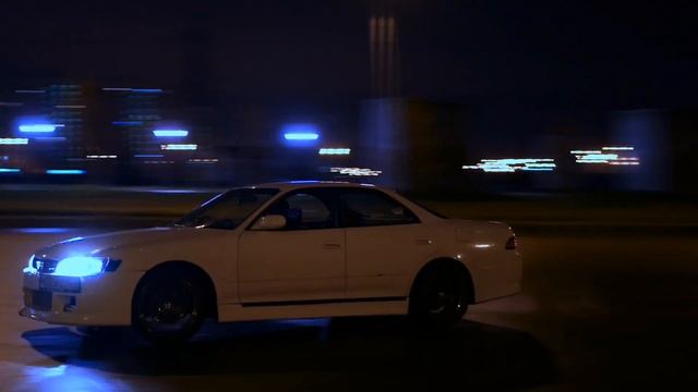 4KToyota Mark2. Вечерний дрифт.