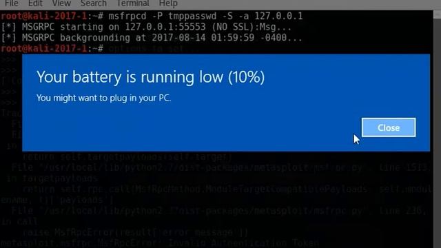Python: Metasploit automation using msfrpc and pymetasploit - part3 смотреть онлайн