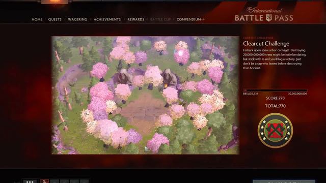 Dota 2 ClearCut Challenge - Fast Cutting [1258 TPM !!!!!!!!] смотреть онлайн