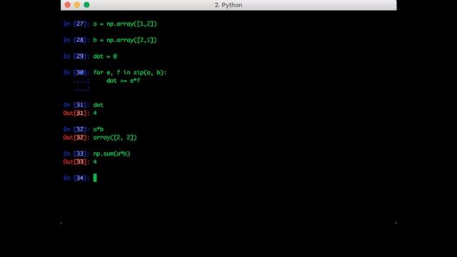 Dot product 1: For loop vs. cosine method vs. dot function смотреть онлайн