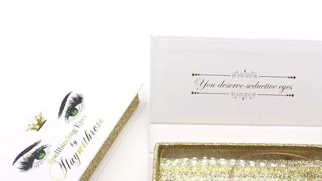 Роскошные белые прямоугольные ресницы с золотым блеском внутри коробки 25 мм длинные с Aliexpress