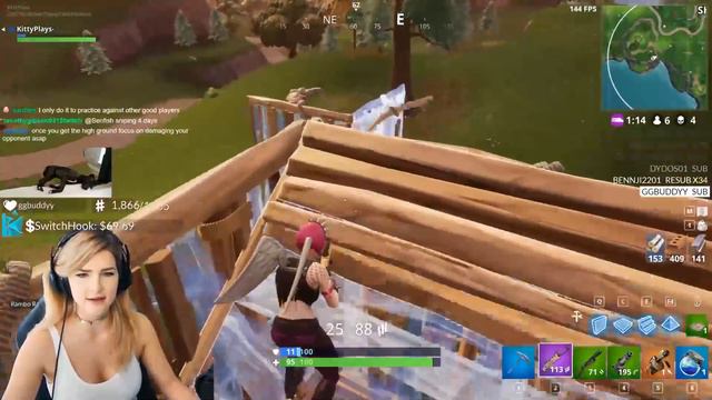 200 IQ PLAYS! (Fortnite: Battle Royale) | KittyPlays смотреть онлайн