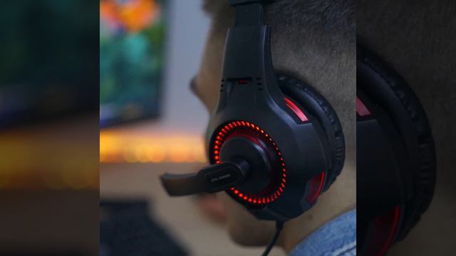Наушники игровые с подсветкой и микрофоном накладные JEDEL GH253 смотреть онлайн