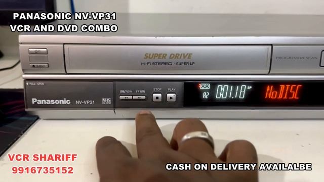 #PANASONIC#NV-VP31#COMBO#VCR#SOLD TO MUMBAI смотреть онлайн