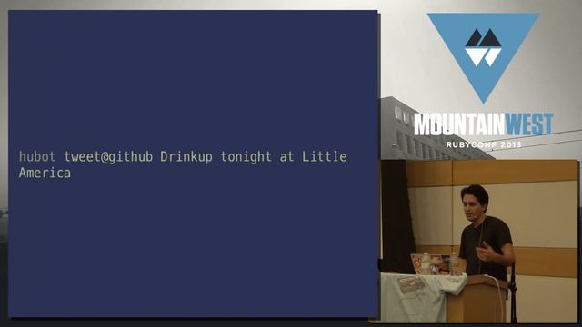 MountainWest RubyConf 2013 ChatOps at GitHub by Jesse Newland смотреть онлайн