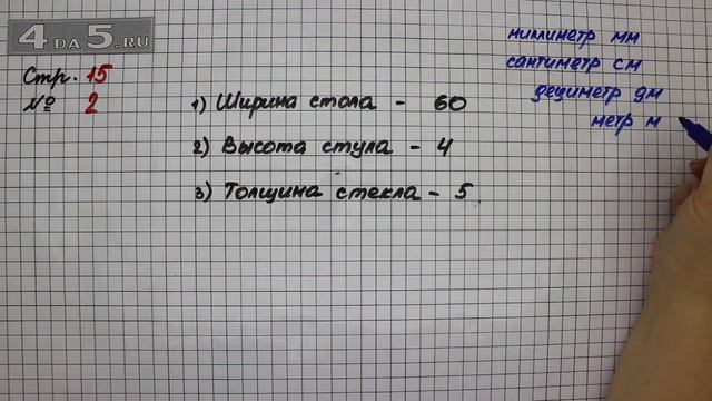 Страница 15 Задание 2 – Математика 2 класс Моро М.И. – Учебник Часть 1 смотреть онлайн