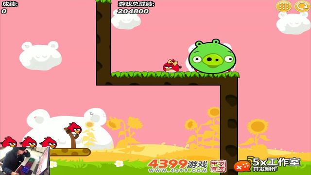 Angry Birds Cannon 3 - HUGE TERENCE KICK GIANT 100 EYES PIGGIES TO RESCUE GIRLFRIEND! смотреть онлайн
