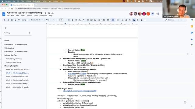 Kubernetes Release Team Meeting for 20230621 смотреть онлайн