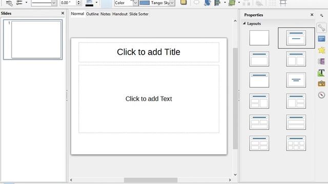 Tampilan LibreOffice Impress Presentation смотреть онлайн