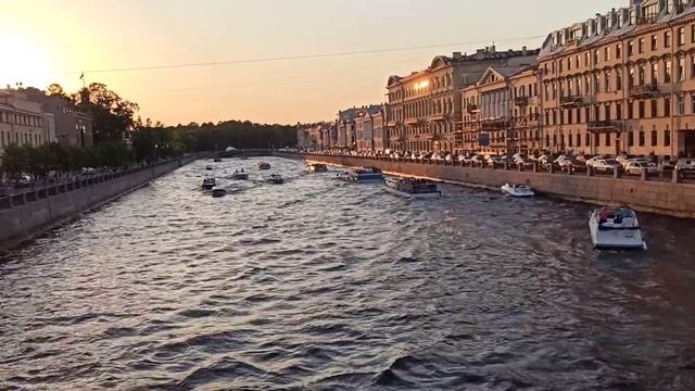 Красивые виды с моста Белинского.Beautiful views from the Belinsky Bridge. смотреть онлайн