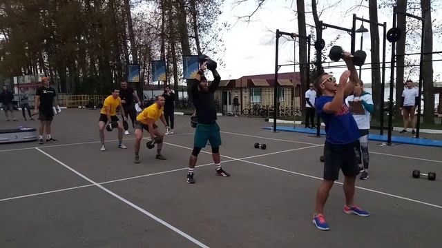 г.Солнечногорск. День Округа 2020. Соревнование по КроссФит(CrossFit). Набережная Озера Сенеж. смотреть онлайн