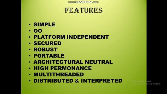 FEATURES OF JAVA? || Beginners guide? | Easy tutorial? смотреть онлайн