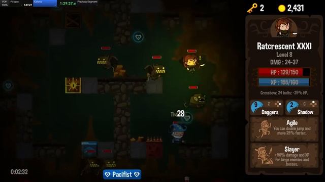 Vertical Drop Heroes 100% speedrun in 2:57:51 (obsolete) смотреть онлайн