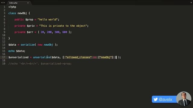 12 Unserialize filtering YouTube смотреть онлайн