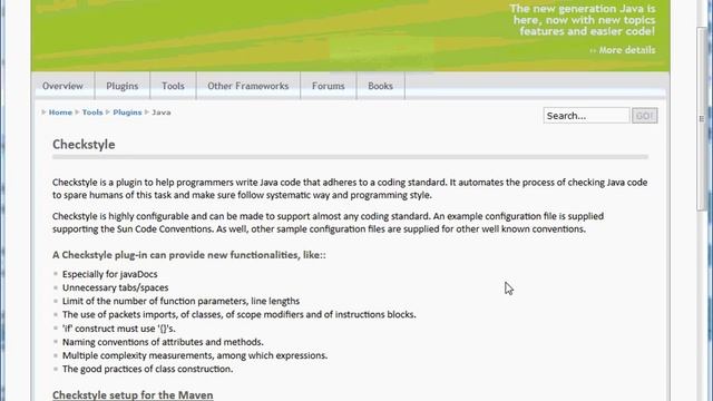Checkstyle Plugin смотреть онлайн
