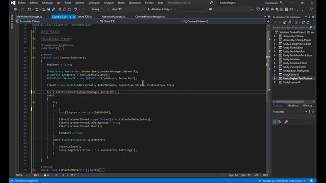 Unity Socket-Project, Client Tcp смотреть онлайн