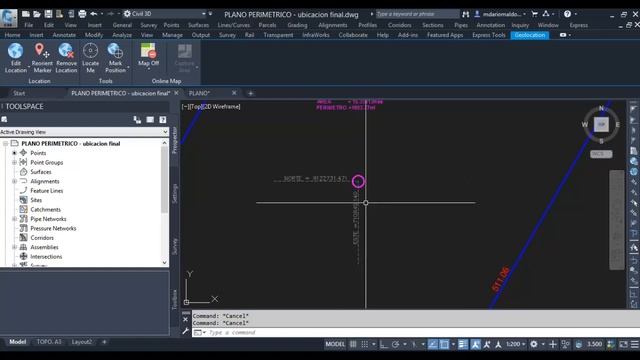 PLANO PERIMETRICO Y UBICACIÓN PARA HABILITACIONES URBANAS-MAPA SATELITAL AUTOCAD CIVIL 3D 2018-2023 смотреть онлайн