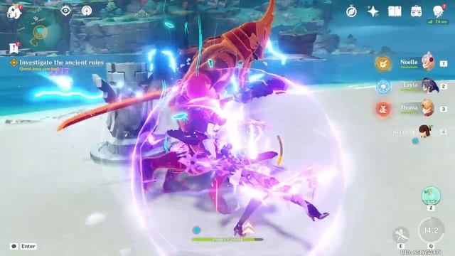 Bow-less Archery Challenge | Genshin Impact Shield Only смотреть онлайн